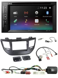 Pioneer Bluetooth Lenkrad USB 2DIN DAB DVD Autoradio für Hyundai Tucson 15-20 sc
