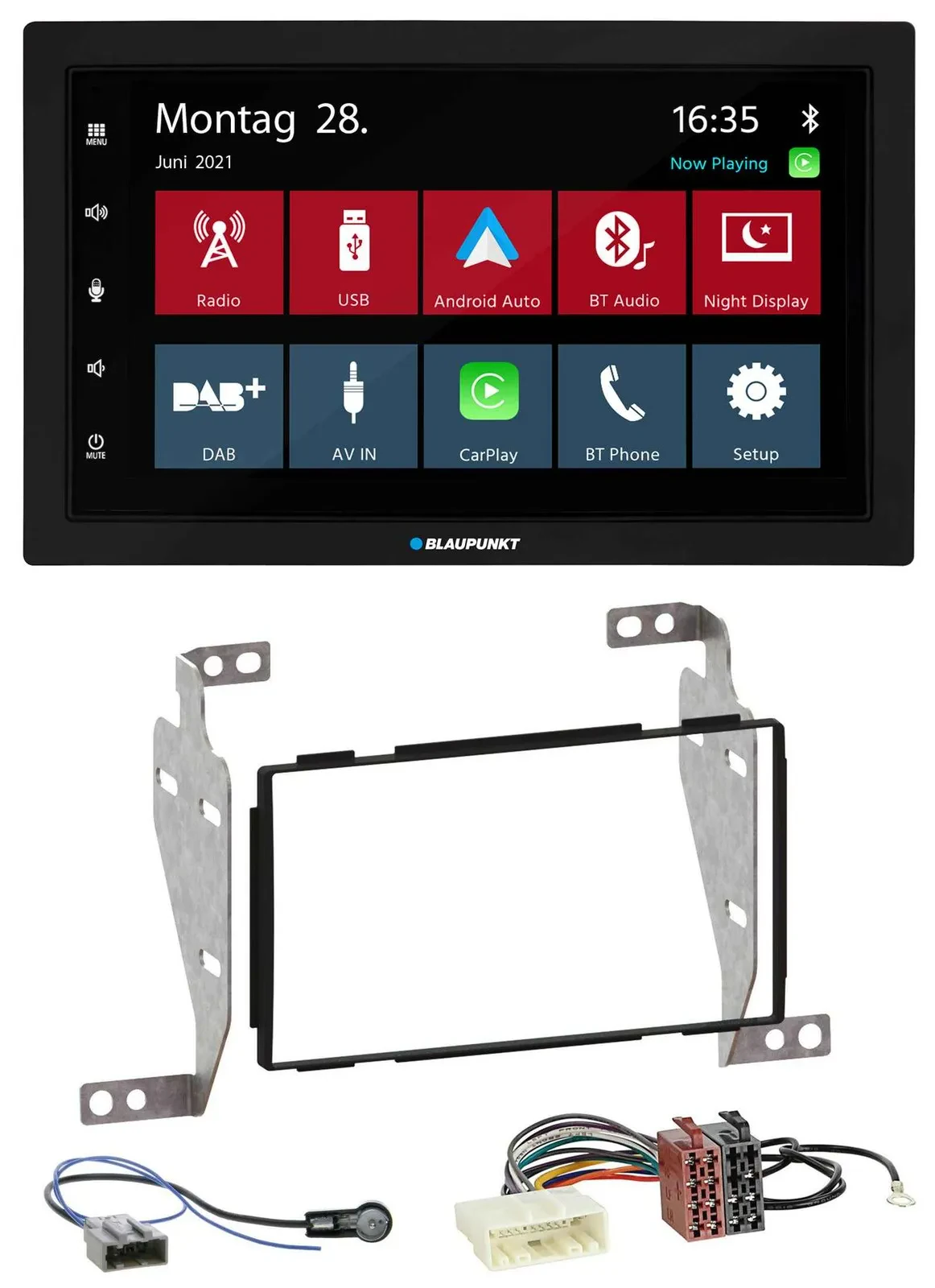 Blaupunkt MP3 Bluetooth DAB 2DIN USB Autoradio für Nissan Juke (2010-2014)