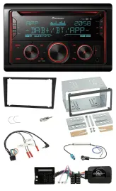 Pioneer 2DIN DAB Lenkrad Bluetooth USB CD Autoradio für Opel Corsa C Tigra Vectr