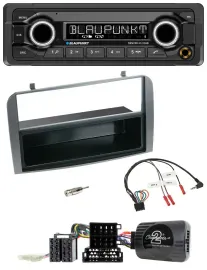 Blaupunkt Bluetooth DAB Lenkrad USB Autoradio für Alfa 147 GT 07-10 anthrazit Ab