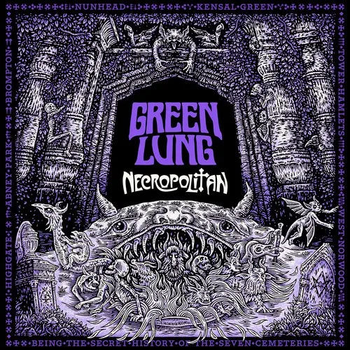 Виниловая пластинка Green Lung - Necropolitan [New Vinyl LP] Colored Vinyl, Gatefold LP Jacket, Purp
