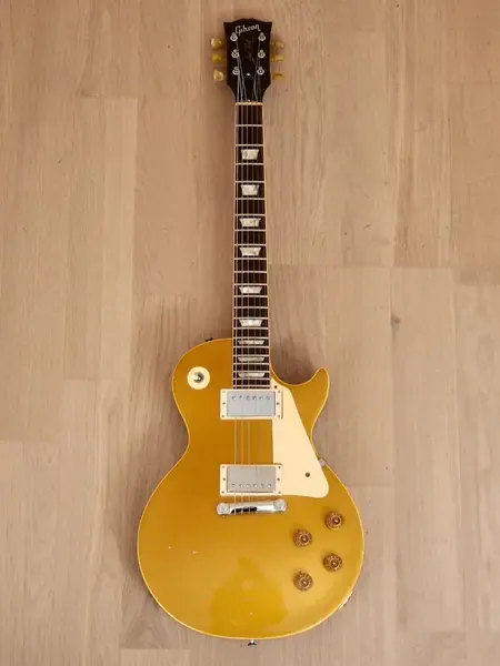 Электрогитара Gibson Les Paul Standard 58/54 Reissue Goldtop w/case USA 1971