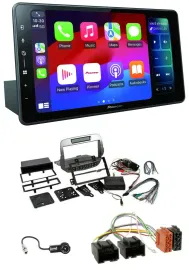 Pioneer Bluetooth DAB MP3 USB Autoradio für Chevrolet Camaro 2010-2015 silber