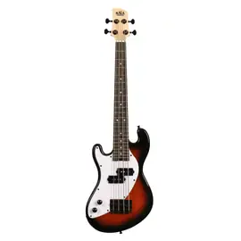 Электроукулеле Kala Left-Handed 4-String U-BASS Laurel FB Tobacco Burst