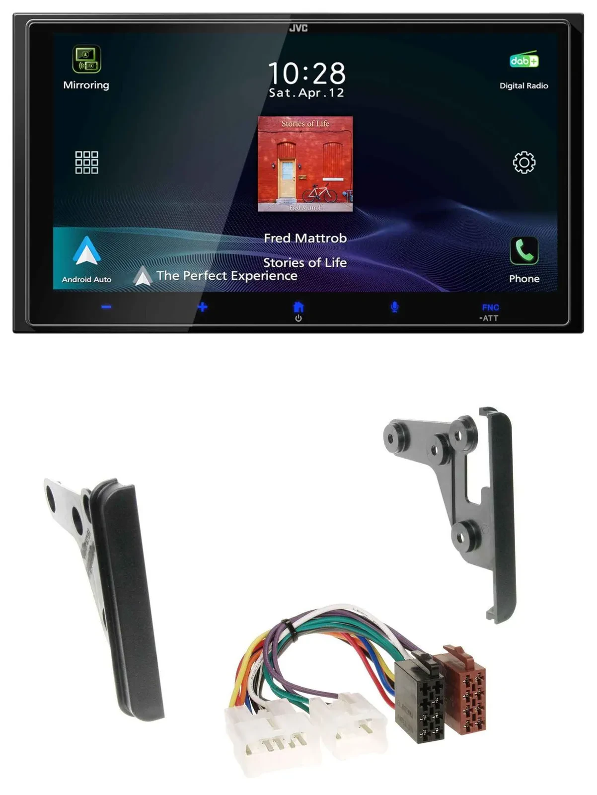 JVC USB Bluetooth 2DIN DAB MP3 Autoradio für Toyota Tundra Celica FJ