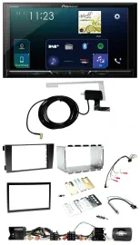 Pioneer 2DIN DAB USB Lenkrad Bluetooth Autoradio für Audi A6 C5 2001-2004 Aktivs