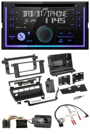 Автомагнитола для BMW 3 Series (1999–2006) JVC 2 DIN, USB, DAB, Bluetooth, CD, управление с руля (5 кнопок)