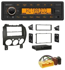 Continental MP3 Bluetooth AUX USB Autoradio für Mazda 2 (ab 2007)