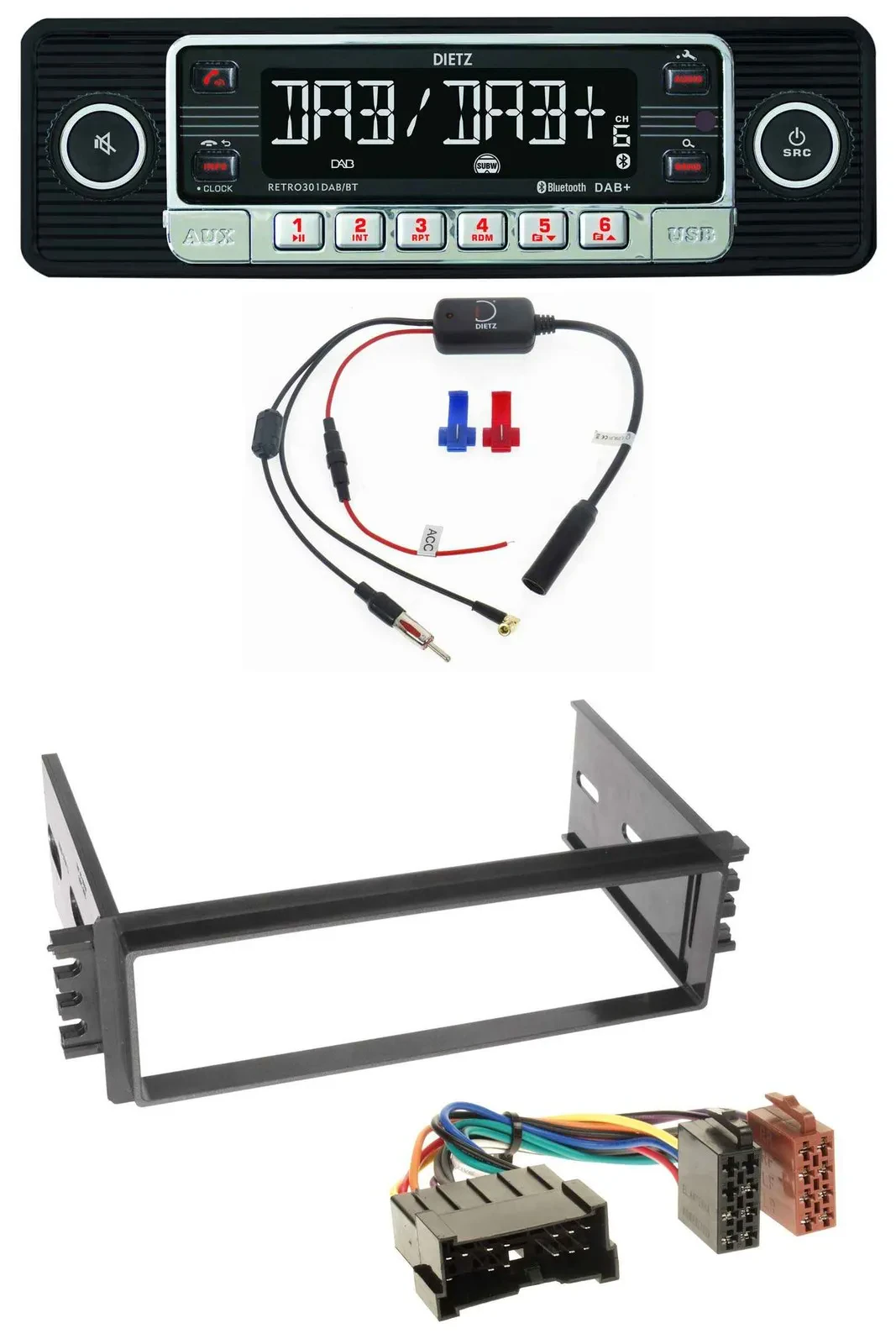 Dietz MP3 DAB Bluetooth USB Autoradio für Hyundai Accent (2002-2005)