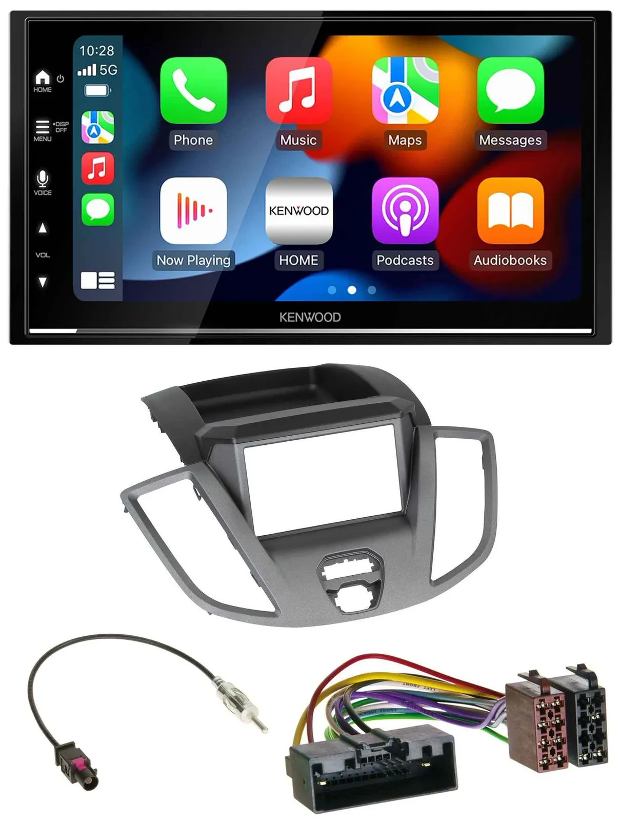 Kenwood DAB USB Bluetooth 2DIN MP3 Autoradio für Ford Transit V363 2014-2018