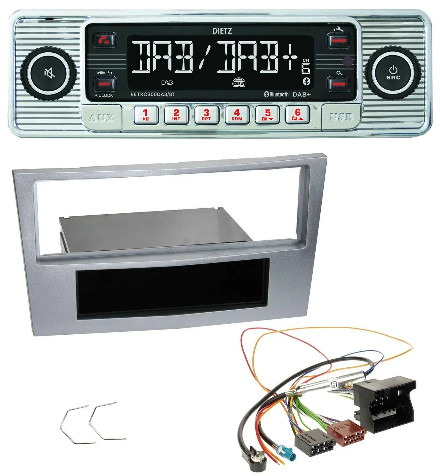 Dietz Bluetooth MP3 DAB USB Autoradio für Opel Astra H Zafira B Corsa D ab 2005