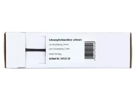 ACV Schrumpfschlauch schwarz Durchmesser: 2,4 mm/ Länge: 15 m 34125-24