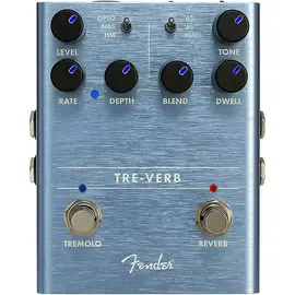 Педаль эффектов для электрогитары Fender Tre-Verb Digital Reverb Tremolo