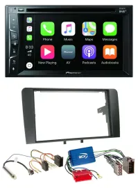 Pioneer MP3 USB DVD Bluetooth DAB 2DIN Autoradio für Audi A3 8P 03-06 Aktivsyste