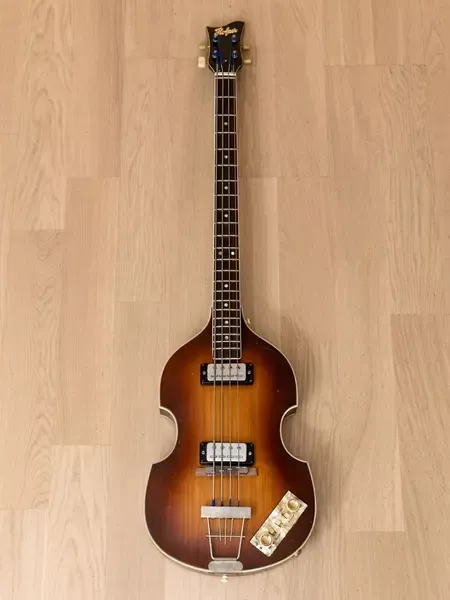 Бас-гитара Hofner 500/1 Violin Beatle Hollow Bass HH Sunburst w/case Germany 1966
