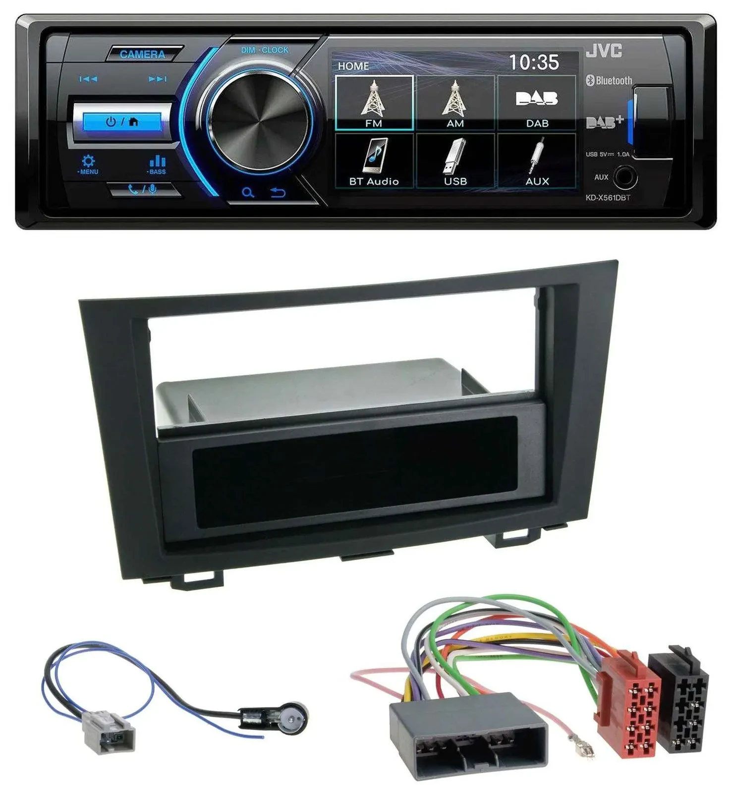JVC Bluetooth MP3 USB DAB Autoradio für Honda CR-V (ab 2007)