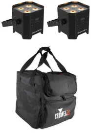 Светодиодный прибор Chauvet DJ EZLink Par Q4BT ILS RGBA с чехлом (пара)