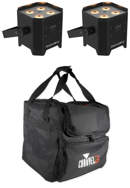 Светодиодный прибор Chauvet DJ EZLink Par Q4BT ILS RGBA с чехлом (пара)