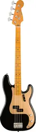 Бас-гитара Fender Vintera II '50s Precision Bass Guitar, Black w/ Deluxe Gig Bag