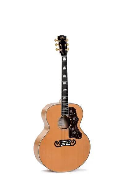 Электроакустическая гитара Sigma Guitars GJA-SG200-AN Grand Jumbo Polished Gloss w/ Aging Toner