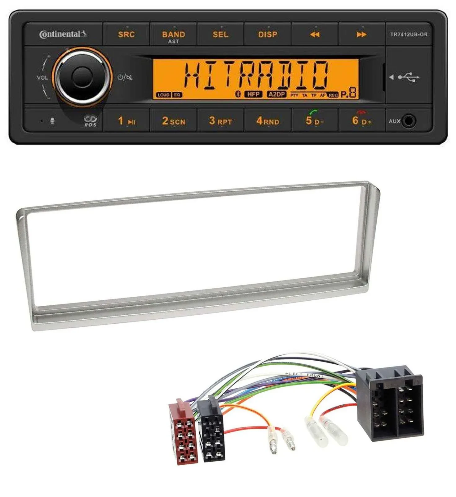 Continental MP3 Bluetooth AUX USB Autoradio für Alfa Romeo 156 (2001-2003)