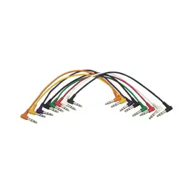 Инструментальный патч-кабель OnStage PC18-17TRS-R (8 штук)