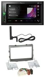 Pioneer MP3 DAB AUX 2DIN Bluetooth Autoradio für SSangYong Rodius ab 2013