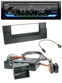 JVC Bluetooth DAB USB MP3 Autoradio für BMW X5 E53 5er E39 Aktivsystem Quadlock