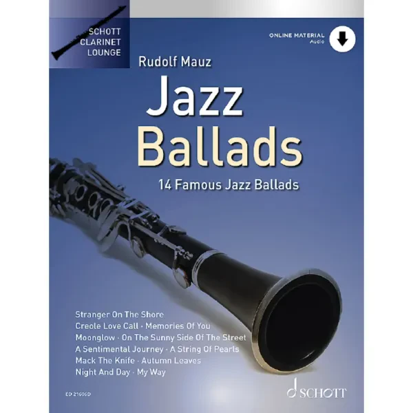 Сборник песен Schott Music Jazz Ballads Klarinette