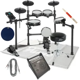 DD-6600 E-Drum Set, Mesh Pads, 40 Kits, 408 Sounds, Recording, Digital Output