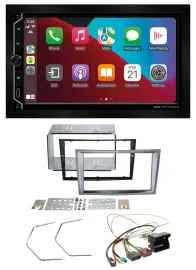 ESX 2DIN DAB USB MP3 Bluetooth Autoradio für Opel Antara Astra H Zafira B charco