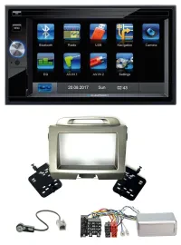 Blaupunkt 2DIN Bluetooth TMC USB Lenkrad SD Navigation für Kia Sportage 3 2010-2