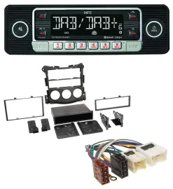 Dietz USB DAB MP3 Bluetooth Autoradio für Nissan 370Z (ab 2009)