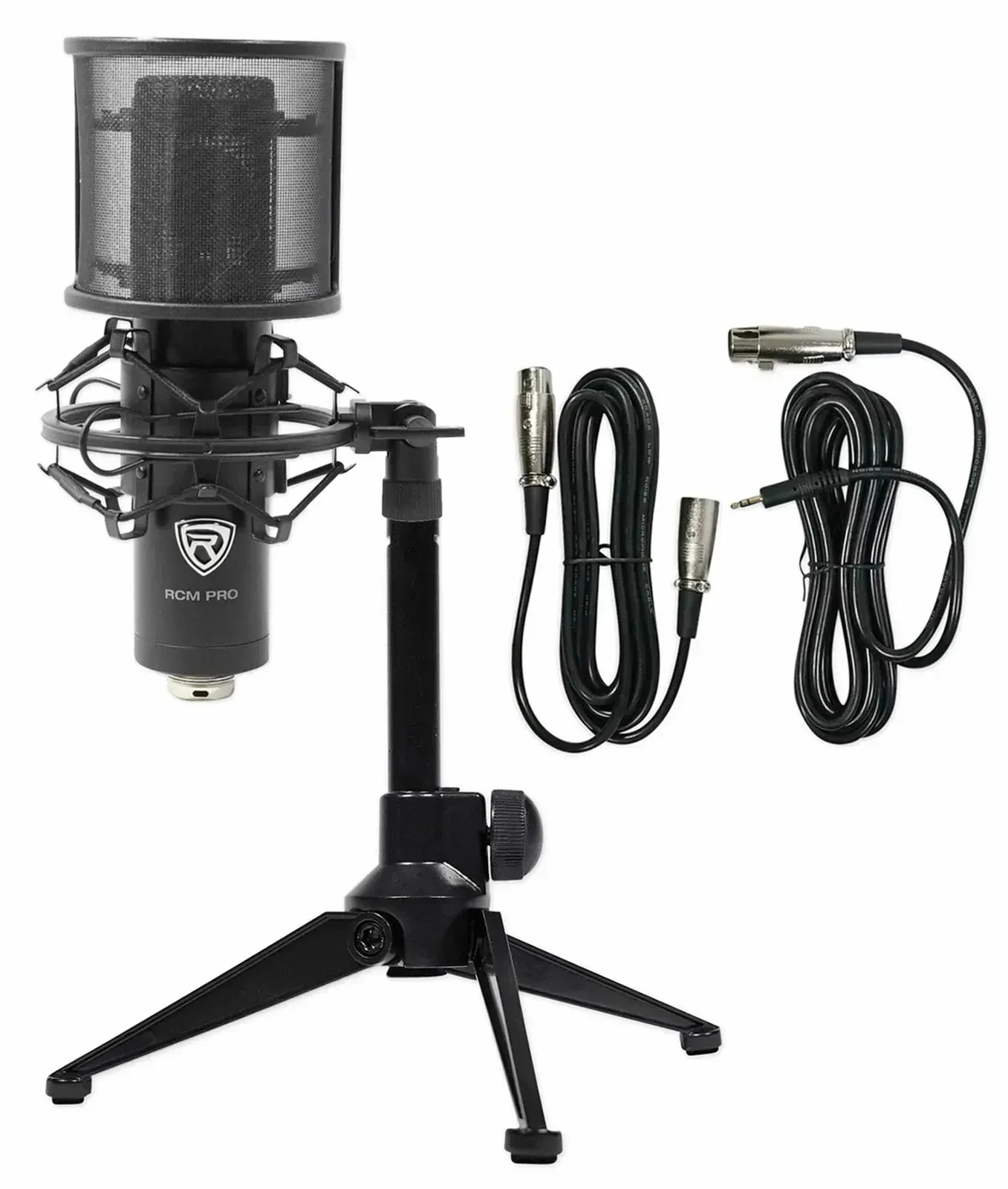 Студийный микрофон Rockville RCM PRO Studio Black с аксессуарами