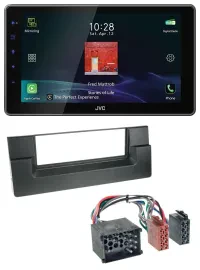 JVC DAB MP3 Bluetooth USB Autoradio für BMW 5er (E39) X5 (E53) Rundpin