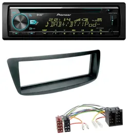 Pioneer DAB MP3 CD USB Bluetooth Autoradio für Citroen C1 Peugeot 107 (05-14)