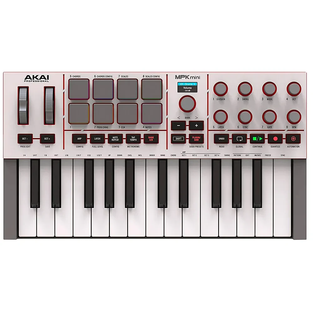 Akai Professional MPK Mini MK4 25-key MIDI Keyboard Controller White