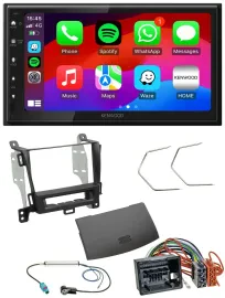 Kenwood MP3 USB DAB 2DIN Bluetooth Autoradio für Opel Zafira ab 12 jet black