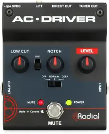 Напольный предусилитель для акустической гитары Radial Engineering AC-Driver Acoustic Preamp
