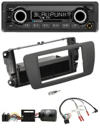 Blaupunkt Bluetooth DAB Lenkrad USB Autoradio für Seat Ibiza tuam grey