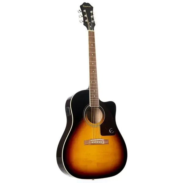 Электроакустическая гитара Epiphone J-45 EC Studio Vintage Sunburst