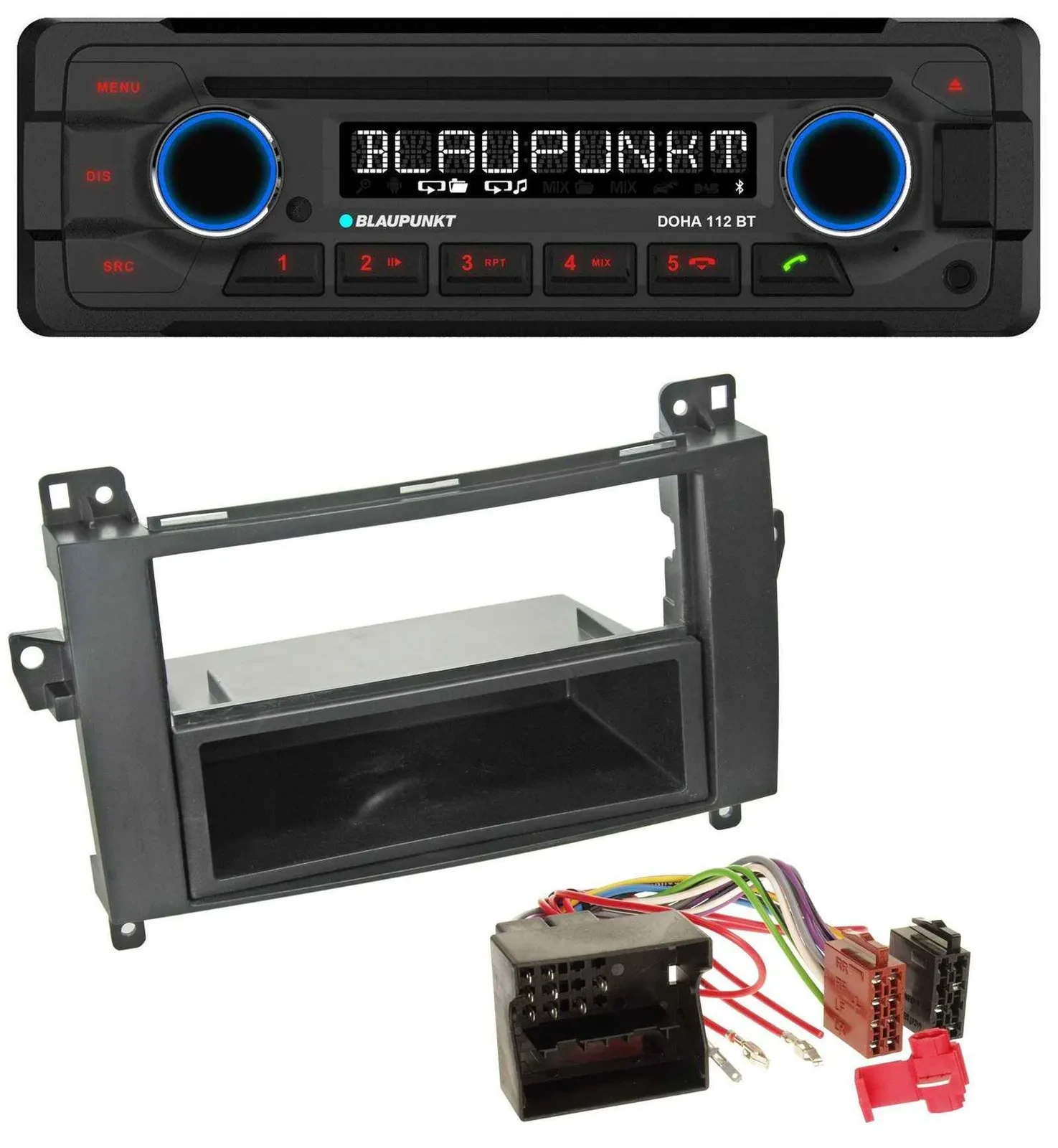 Blaupunkt AUX MP3 CD Bluetooth USB Autoradio für Mercedes A-Klasse 04-12 W169 C1