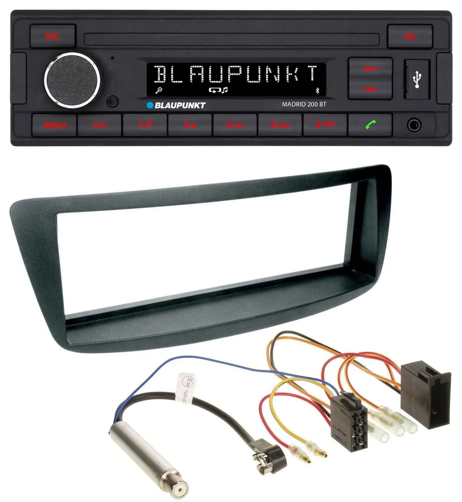 Blaupunkt USB AUX Bluetooth MP3 Autoradio für Peugeot 107 Citroen C1 Phantomeins