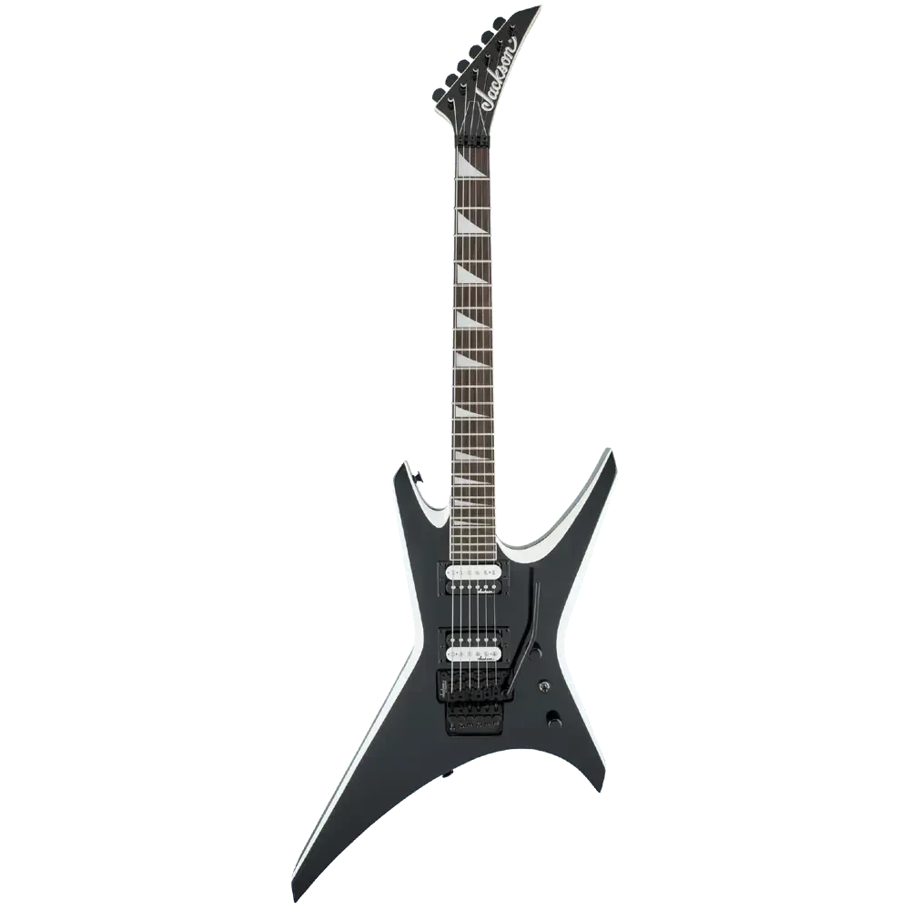 Электрогитара Jackson Warrior JS32 Black With White Bevel