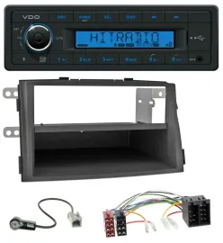 VDO AUX Bluetooth USB MP3 Autoradio für Kia Sorento II (XM, 2009-2012)
