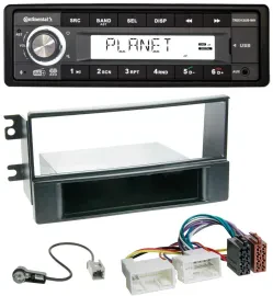 Continental USB 1DIN AUX DAB MP3 Autoradio für Kia Sportage II 08-10 neue Verkab