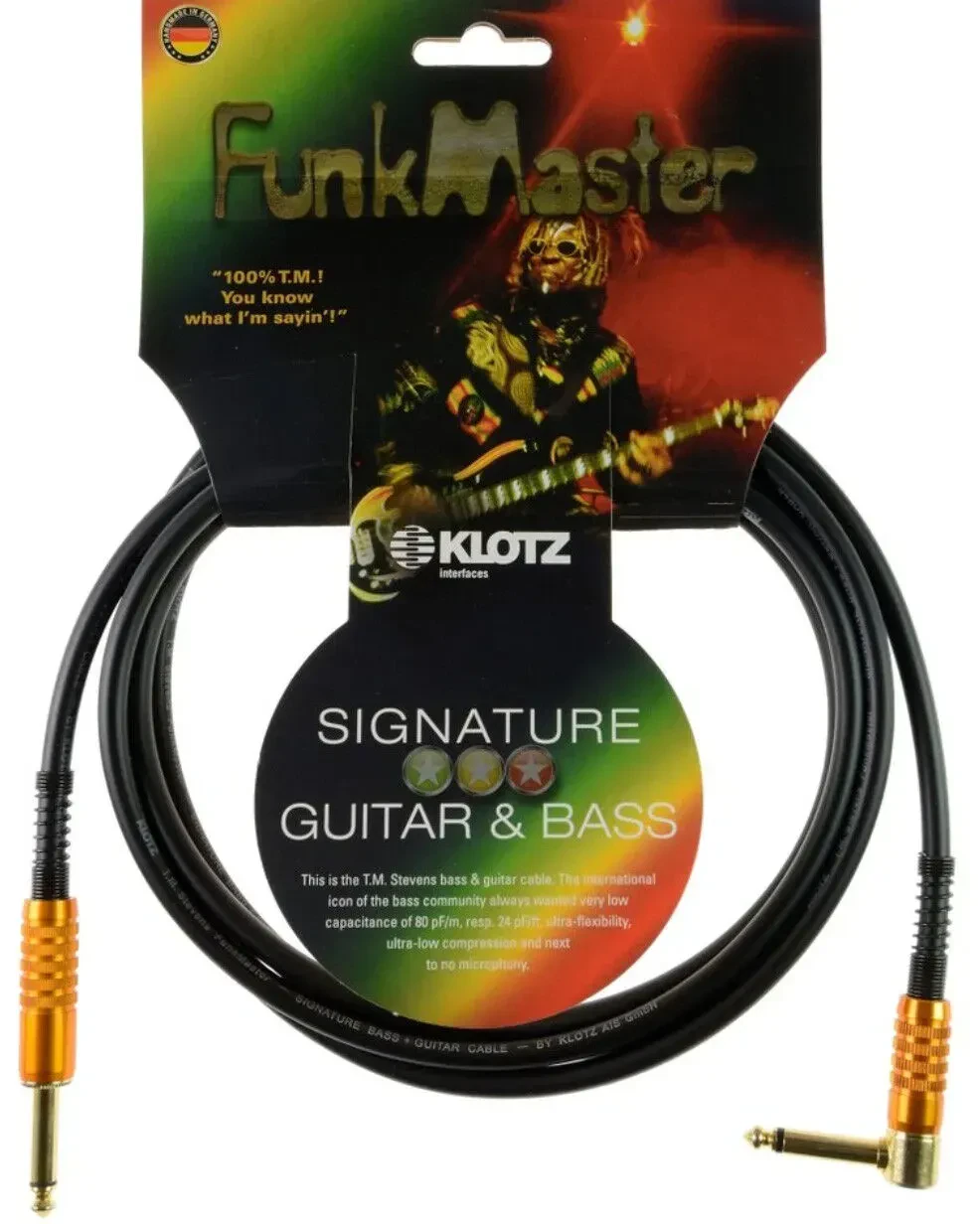 Инструментальный кабель Klotz TM-R0300 Black 3 м