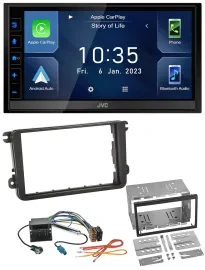 JVC DAB Bluetooth MP3 USB 2DIN Autoradio für Seat Alhambra Leon Toledo