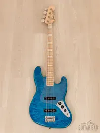 Бас-гитара Fender Traditional II 70s Jazz Bass FSR JJ Caribbean Blue w/gigbag Japan 2021