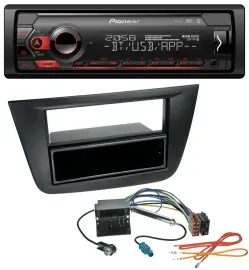 Pioneer MP3 USB DAB Bluetooth Autoradio für Seat Toledo Altea ab 05 schwarz